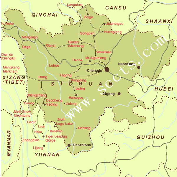 SiChuan Map